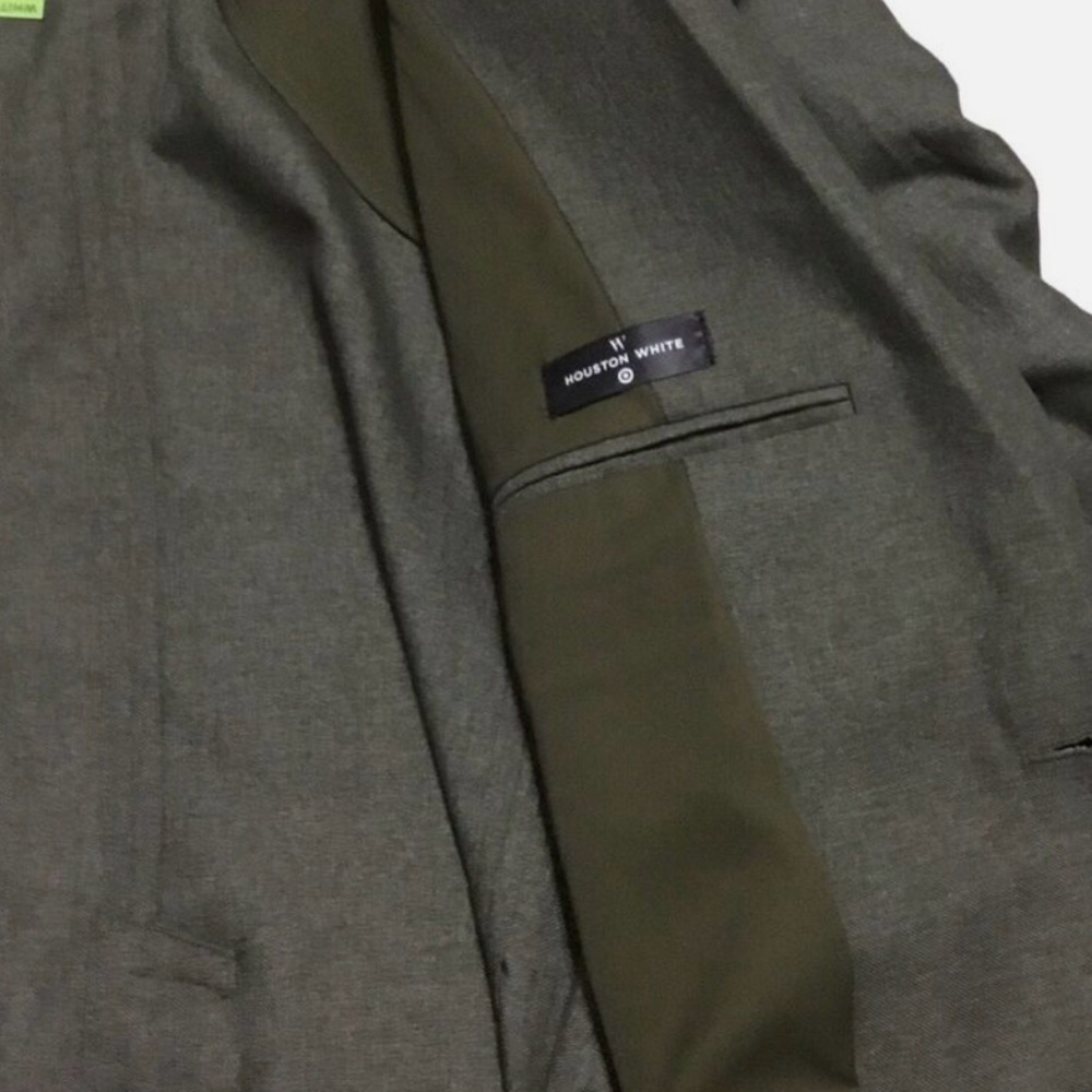 Houston White Green Blazer Jacket Men's Size L NWT - Picture 6 of 9